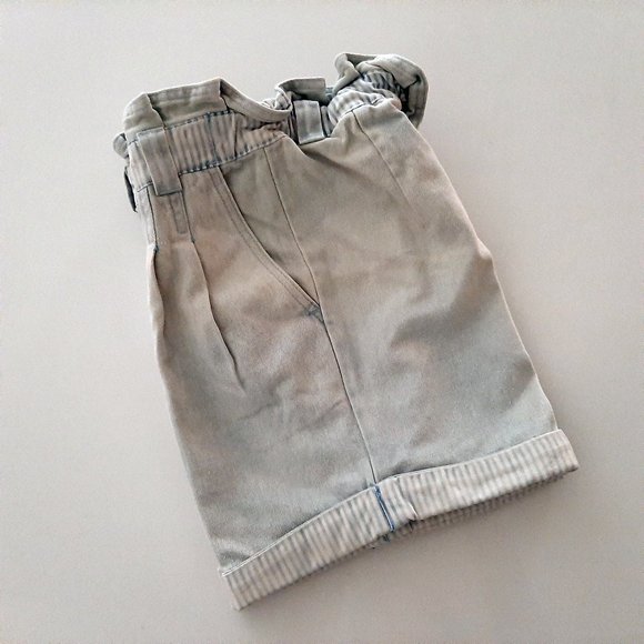 NWT VINTAGE Girl's Stonewashed Jean Shorts, c. 1988, Girl's Size 10 - Picture 1 of 5